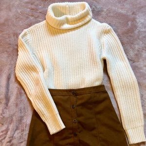 Kohl’s Pink Republic chunky turtleneck sweater